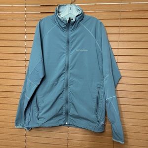 Columbia Omni Shield Mens Lightweight Outdoor  Full Zip Jacket Size Large